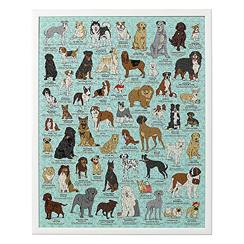 Ridley's Dog Canine Lovers 1000 Piece Activity Jigsaw Puzzle, 27.5" x 21.6", Multi-Colored, Multicolor - Thumbnail 2