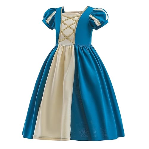 open lace back dress Brave Costume The Princess Merida Cosplay Dress Birthday Party Dress For  Kids – Jolly Costume main image 1