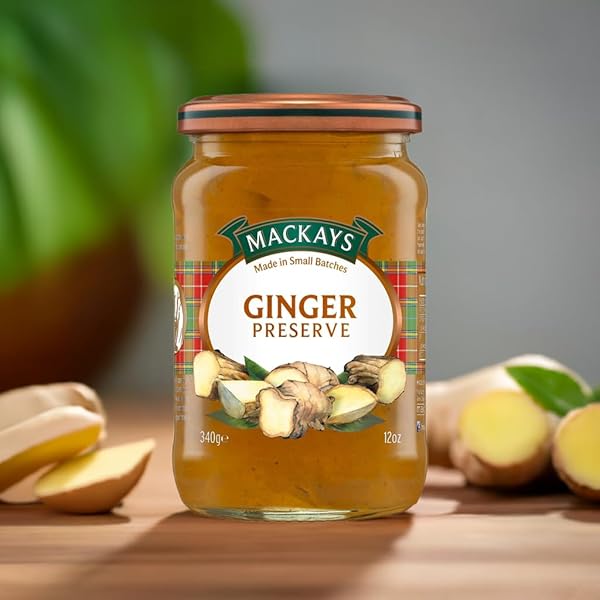MACKAYS GINGER PRESERVE, 12 OUNCE