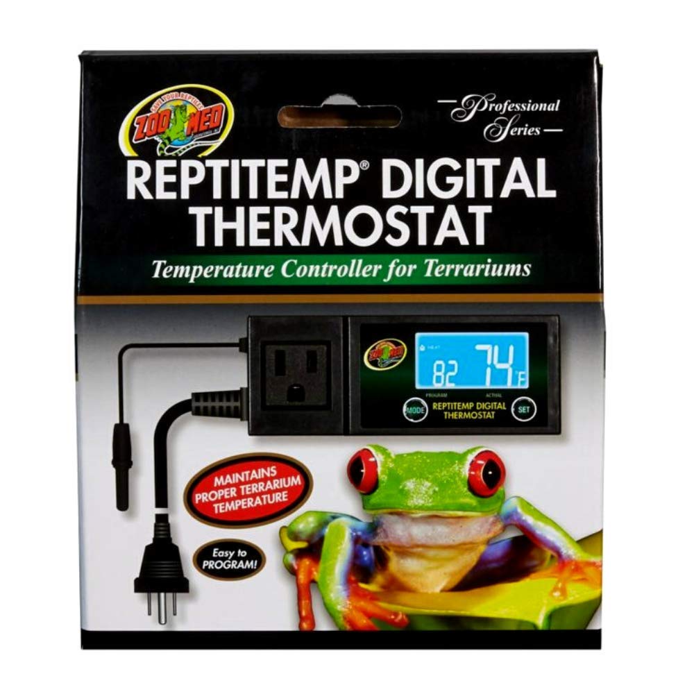 Photo 1 of Zoomed Repti-Temp Digital Reptile Thermostat | Includes Attached DBDPet Pro-Tip Guide - Controls Terrarium temperatures, Heat mat, Heat Tape and More!