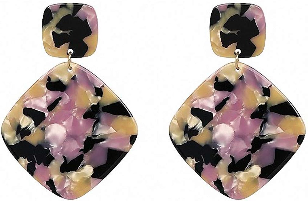 Resin Earrings Women Resin Stud Earrings Acrylic Earrings Statement