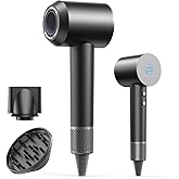 Hair Dryer - 110,000 RPM Professional Hair Dryer with Diffuser, Ionic Blow Dryer, 8 Wind Modes, Magnetic Nozzles, Fast Drying for All Hair Types - Valentine’ s Day Gifts for Her Women Self Care Gifts