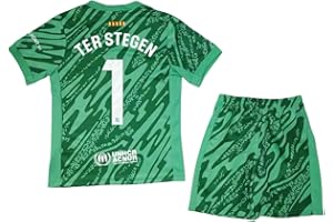 TER STEGEN Kids Jersey 2024-2025 Green Color