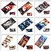 9PCS Face Mask Bandanas Headband Head Wrap Scarf Neck Warmer Headwear Balaclava for for Dust Sun Wind (Deep Sea)