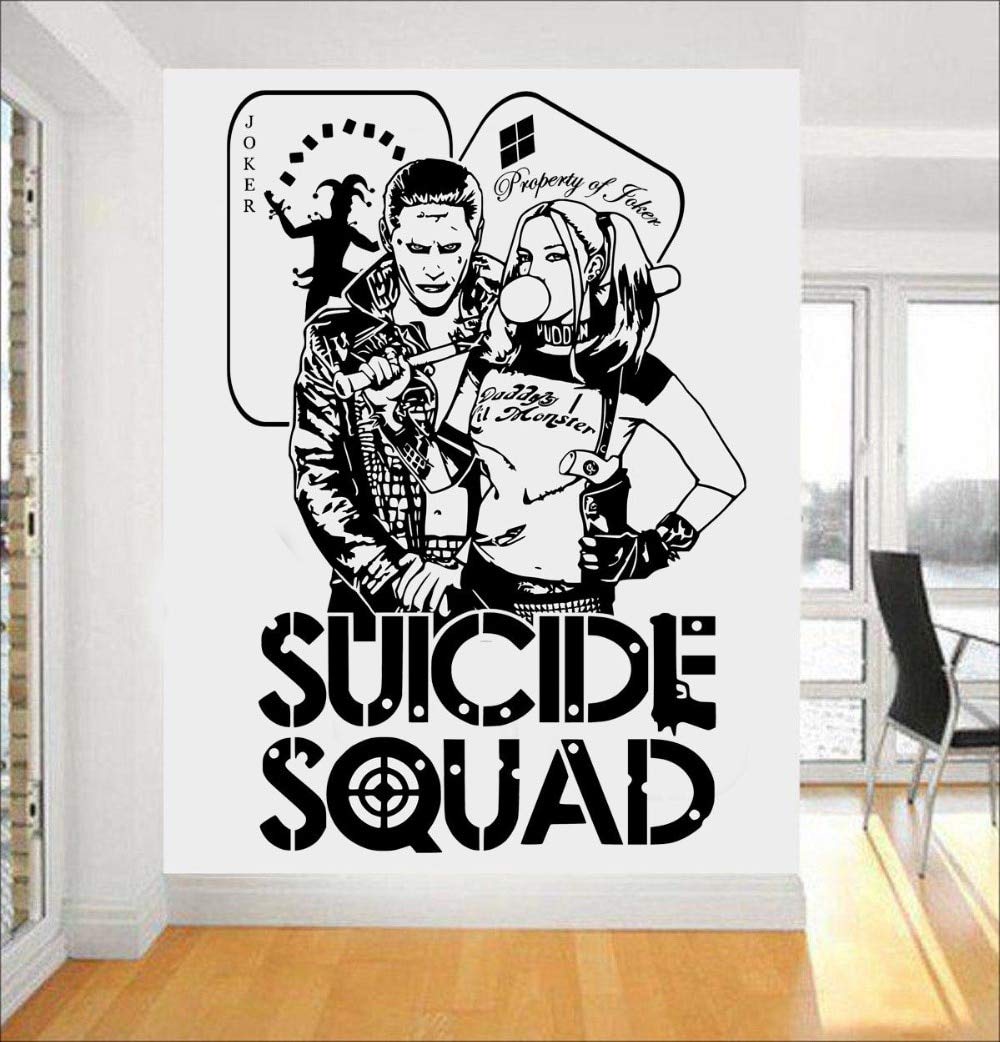 Amazon Com Quotes Suicide Squad Wall Decal Harley Quinn