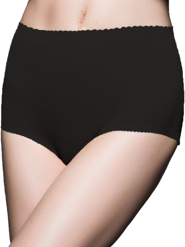 ZAIQUN Womens Mid-Waist Hip Butt Panties Briefs Butt Shapewear Seamless Lingerie Underwear