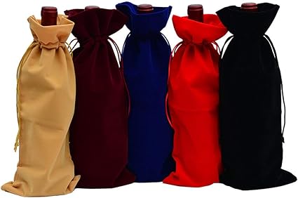 velvet wine bags