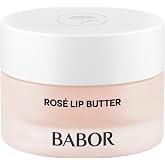 BABOR Ros&eacute; Lip Butter &ndash; Nourishing Lip Balm with Shea, Rosehip &amp; Cacay Oil, 12g