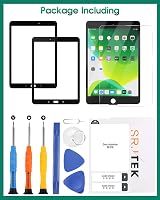 SRJTEK For Samsung Galaxy Tab S3 T820 Outer Screen Glass Replacement Black view 7