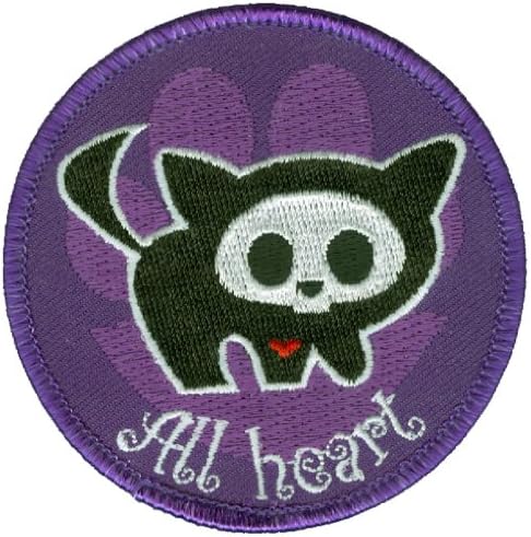 Skelanimals - All Heart Cat Paw - Embroidered Patch