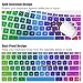 Keyboard Cover Compatible with HP Stream 14 Inch Laptop /2018 2017 HP Stream 14 Inch /14 Inch HP Pavilion 14-ab 14-ac 14-ad 14-al 14-an Series -Rainbow