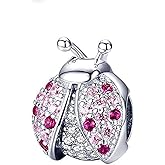 ABAOLA Insect Charm 925 Sterling Silver bee,Butterfly, dragonfly, Animal Charms Fit Snake Chain Bracelet