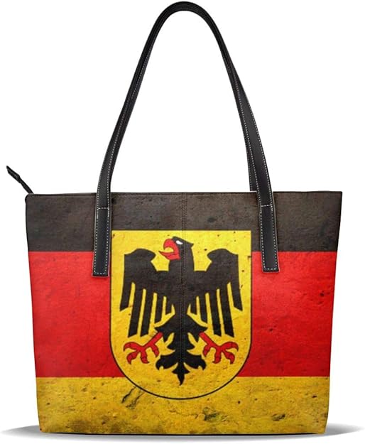 Amazon.com: Vintage Germany Flag With Coat Of Arms Handbags For Women