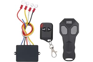 AMOSKAMAR Remote Control for Winch,Wireless Winch Remote Control Kit for 4X4 UTV Warn ATV Winch