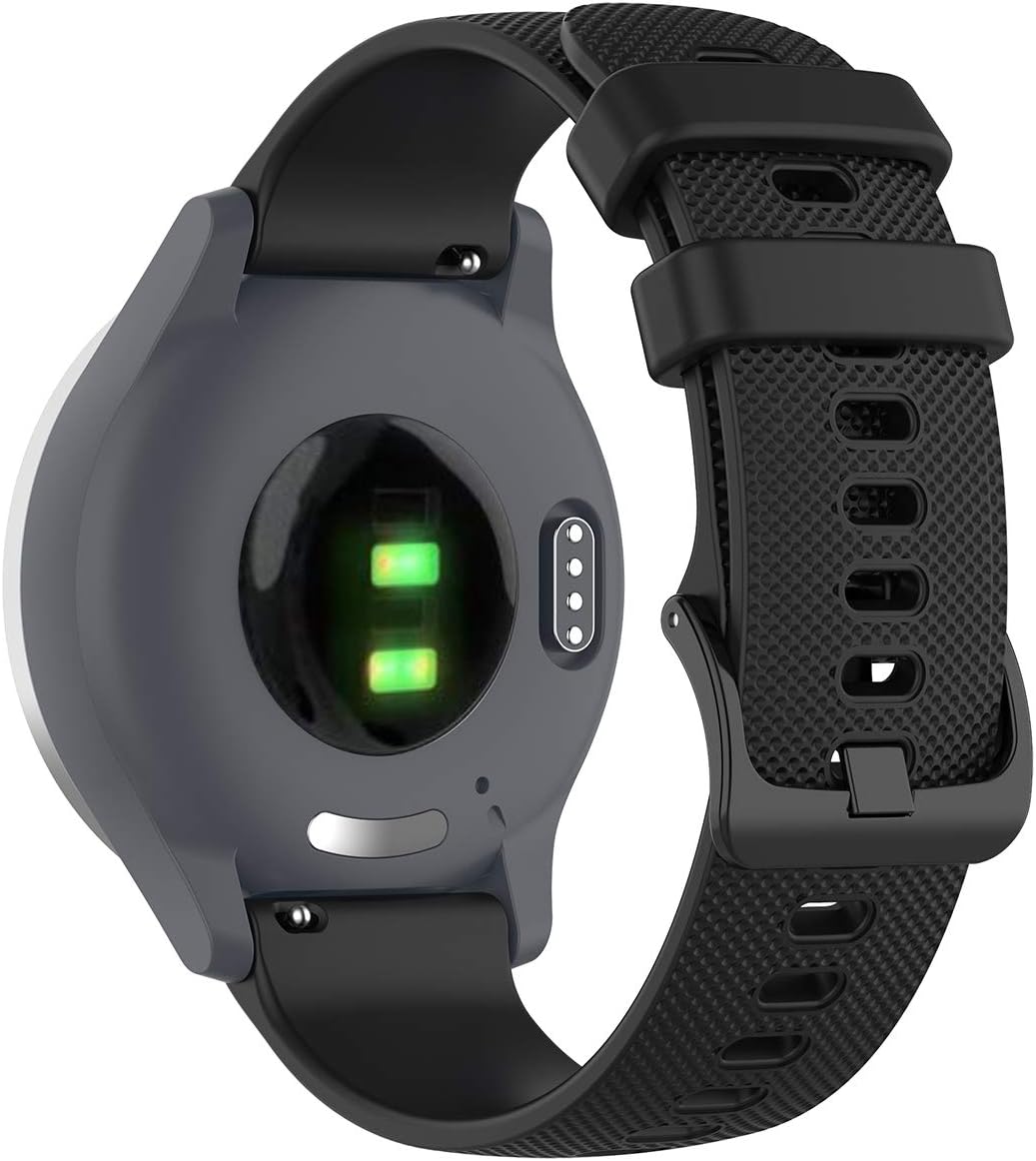 TenCloud Silicone Bands Compatible with Garmin Vivomove 3S/Vivoactive 4S/Venu 4 41mm/Venu 3S 2S Strap - Image 4