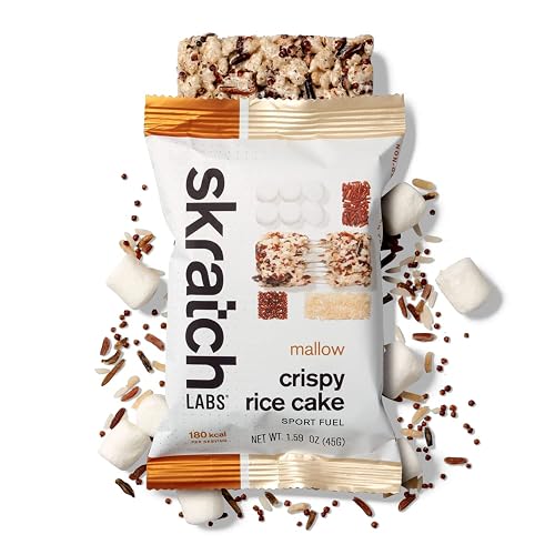 Skratch Labs Crispy Rice Cake | Mallow | (8-Pack) Marshmallow Treat ...