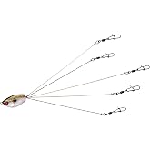 Yum Lures Yumbrella 7-Inch Tennessee Multi-Lure 5 Wire Rig, Tennesse Special, One Size