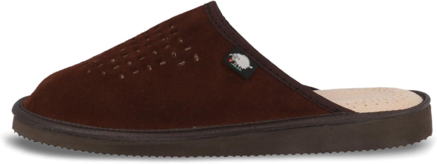 mens wide fit mule slippers