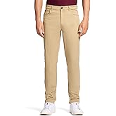 IZOD Men's Saltwater Stretch Twill 5 Pocket Straight Fit Chino Pant