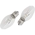 Walmine E12 Dryer Light Bulb 10w 120v - 2 Pack Replacement For GE WE05X20431, WE4M305 Models - View #6