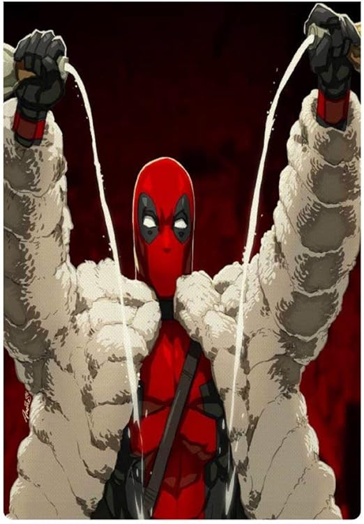 RoomdecorG Bandera de jardín de temporada Deadpool 41 rústico jardín