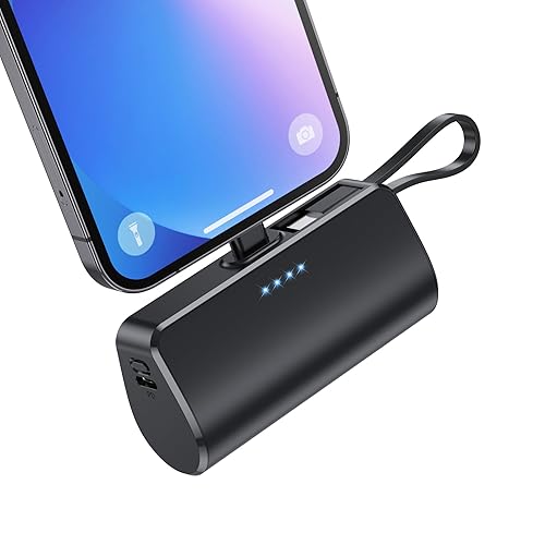 Mini Portable Charger Power Bank for iPhone,[2024 Upgraded