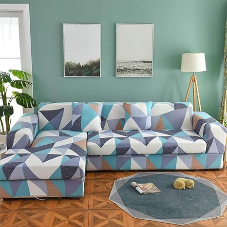 Amazon 形状 ソファ カバー 1 枚入 Diy ソフト ソファー Slipcovers ストレッチ ソファ カバー 寝椅子ソファ U 形 ソファ M ３人掛け 190 230cm 75 91inch ソファカバー マルチカバー オンライン通販