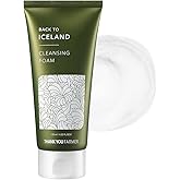 THANKYOU FARMER Back To Iceland Cleansing Foam 4.22 Fl Oz (120ml) - Pore Cleansing, Moisturized-Finish, Mens Face Wash, Face Cleanser, Face Wash For Women, Face Wash For Oily Skin