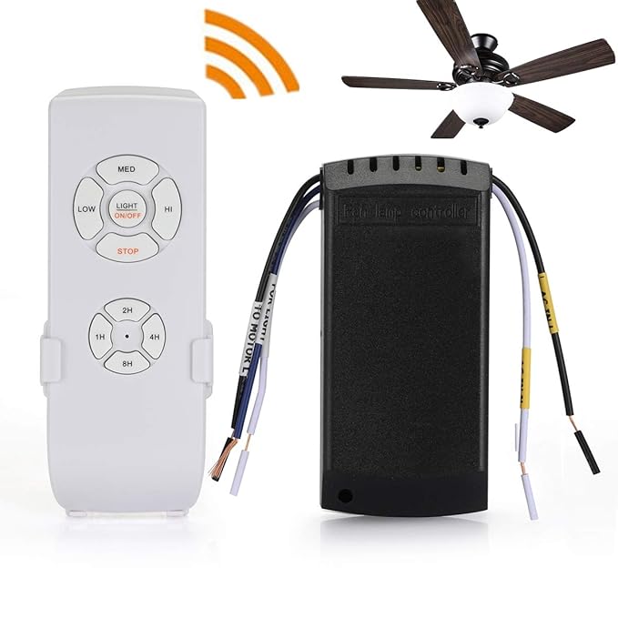QIACHIP Ceiling Fan Remote Control Kit,WIFI Smart Universal Ceiling