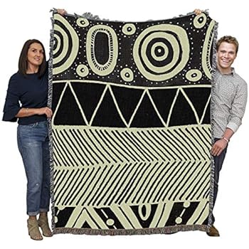 mud african weavers blanket pure country cloth 72x54 woven safari throw cotton usa