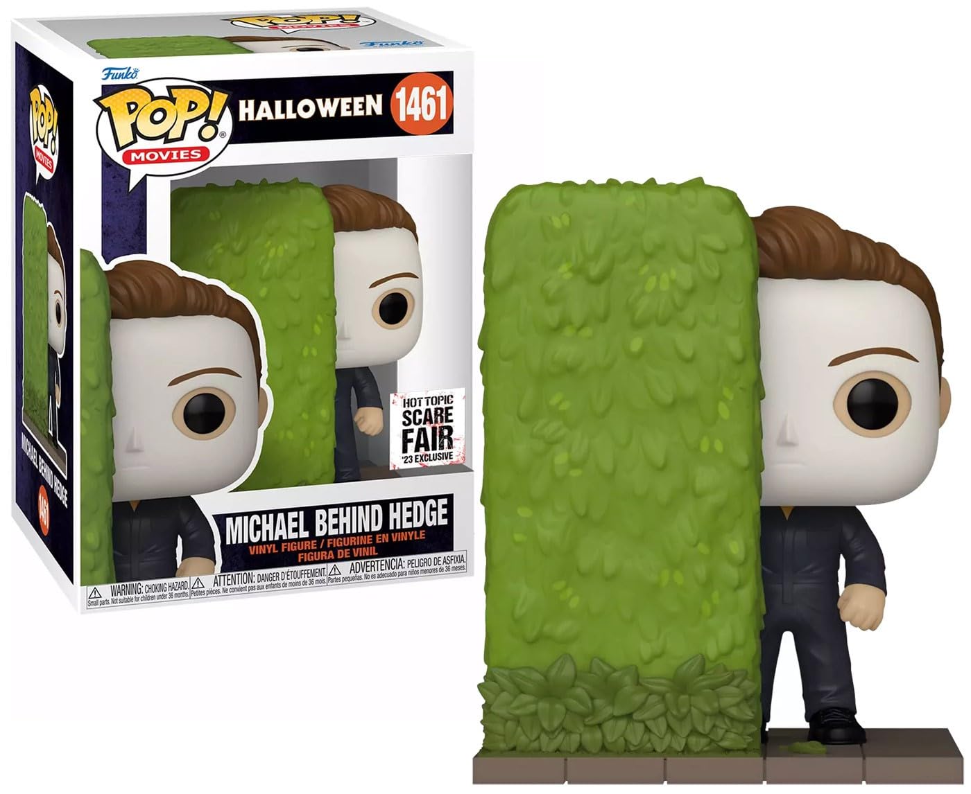 Funko Pop Movies #1461 - Halloween - Michael Behind Hedge (Exclusive)