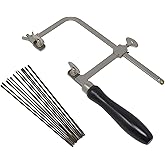 Megacast German Style Jewelers Saw Frame with 144 Assorted Jewelers Saw Blades