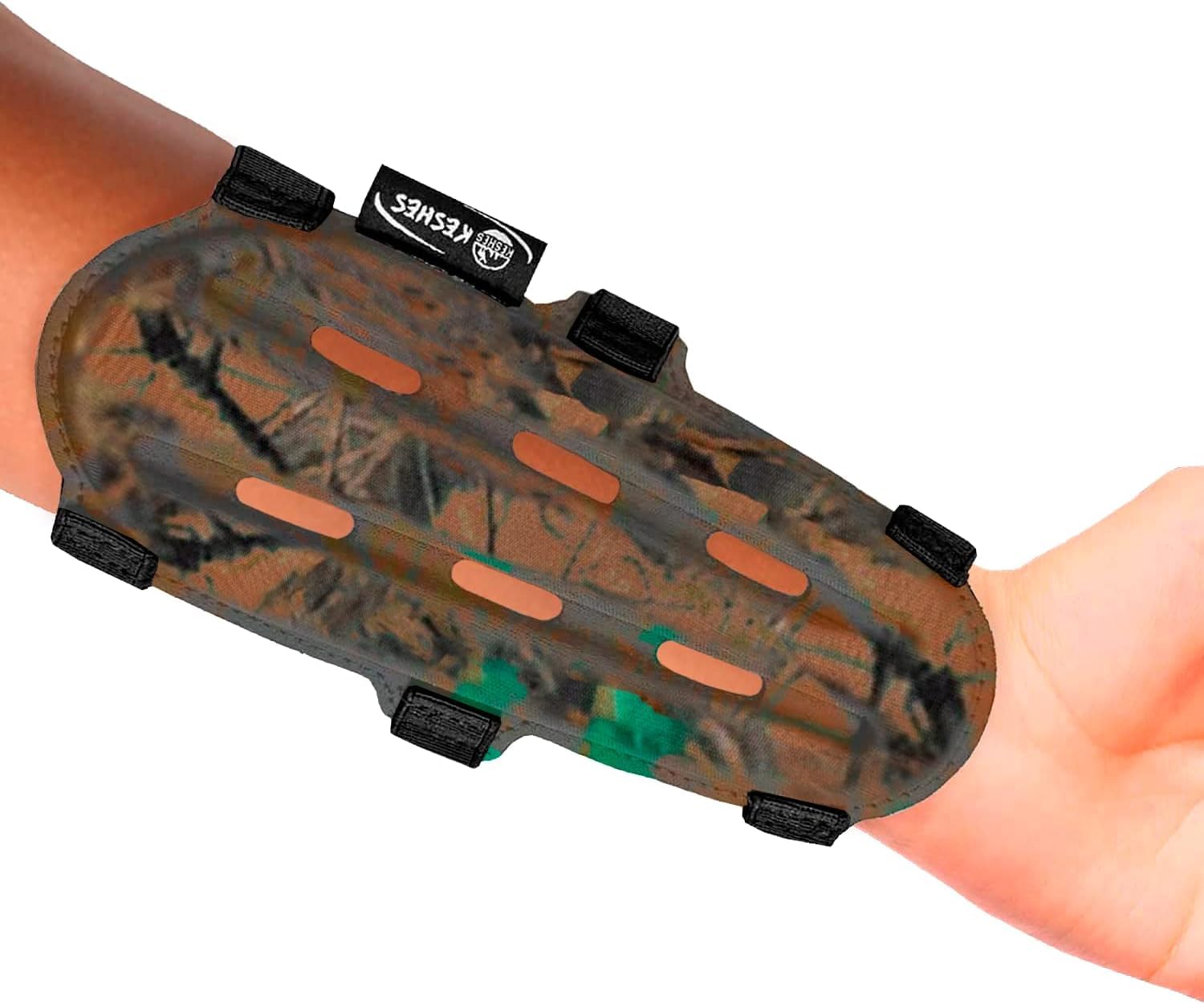 KESHES Archery Armguard Protector Arm Guard - Adjustable Forearm Wrist Protector for Bow Hunting Accessories for Youth & Adults - Camouflage 23cm