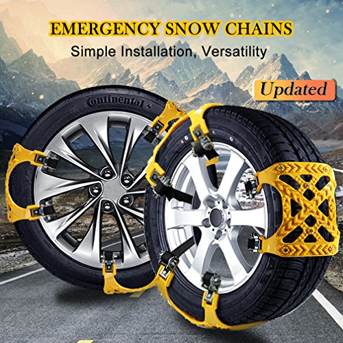 Snow chains, anti-skid emergency snow tyre chains car belting str…