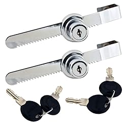 WOOCH Sliding Glass Door Ratchet Lock with Chrome