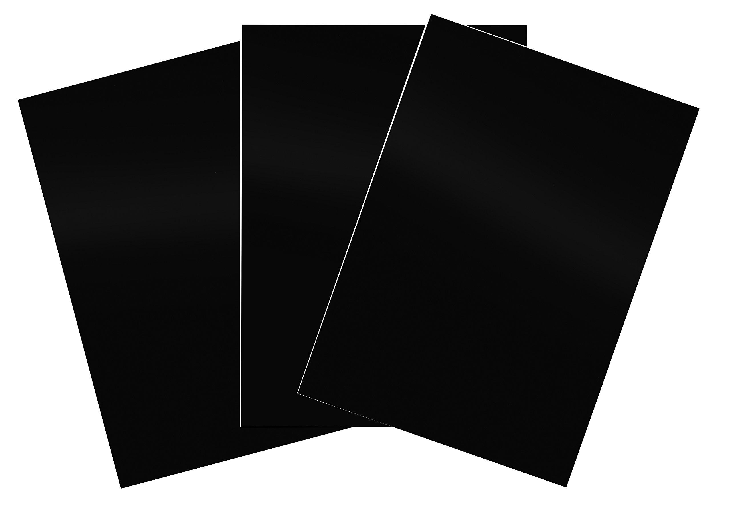 PAVO A4 400micron PP Glass Binding Cover - Black/Opaque (Pack of 100)