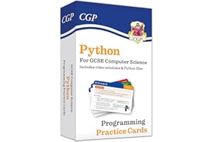 New Python Programming Practice Cards for GCSE Computer Science with Python Files & Videos (GCSE Python for Computer Science)