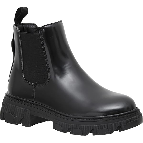 Grafters Original Retro Black Monkey Boots – Czech Army Style, Coated Leather, Size 4 Unisex