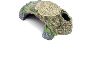 JIHAQUA Small Reptile Cave Hide Reptile Hides and Caves Snake Toad Frog Turtle House