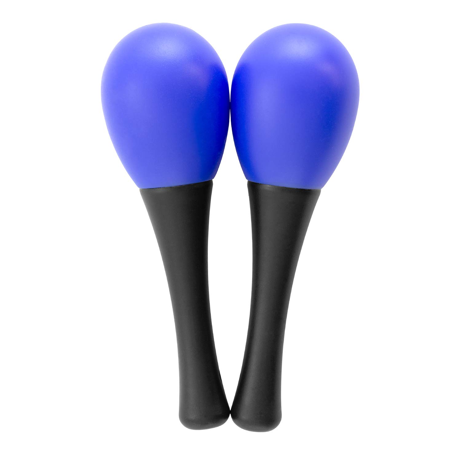 Mad About MAR02 Mini Maracas in Blue, Egg Shaker Maracas, Pair of Percussion Shakers for Schools and Percussion Groups