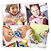 QMAY 24 Colors Air Dry Clay, Ultra Light Modeling Clay, Magic Clay Polymer Clay Artist Studio Toy, Creative Art DIY Crafts, Gift for Kids(Modeling Dough with Project Booklet) … …