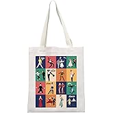 GJTIM Dancer Gift Life Is Better When You Dance Tote Bag for Women Dance Coach Dance Teacher Gift
