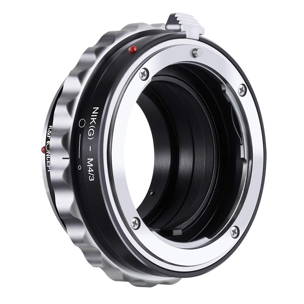 K&F CONCEPT AI(G) to M4/3 Lens Mount Adapter with Aperture Control Ring, Compatible with Nikon G/F/AI/AF-S Mount Lens and Compatible with Micro 4/3 MFT Mount Cameras