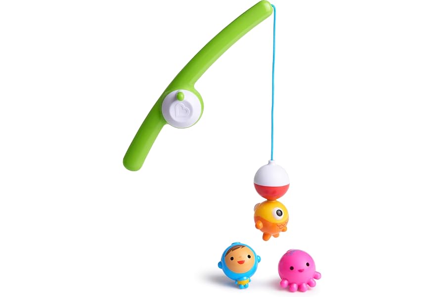 Munchkin® Fishin'™ Magnetic Baby and Toddler Bath Toy, 4pc Set