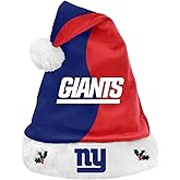 FOCO Forever Collectibles Team Logo Christmas Holiday Santa Hat New York Giants