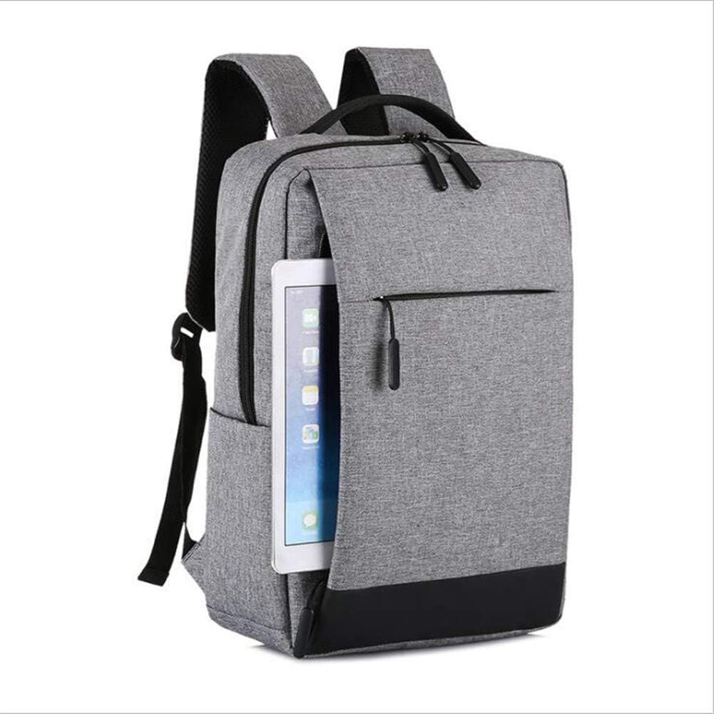 YINGZU 15.6-inch Laptop bag rucksack Travel Shoulder Bag Multi-function Leisure Business backpack Waterproof with USB Charging for Student Mens and Womens,lightgray,18inches