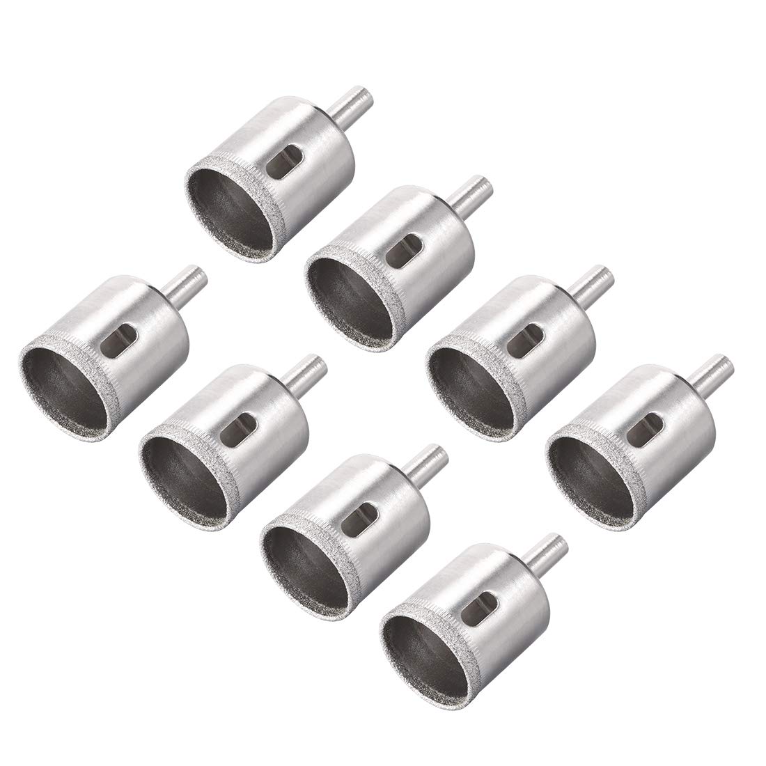 sourcing map 30mm Diamond Drill Bits Hole Saws for Glass Tile Porcelain Marble Ceramic Bottles Pots Brick Pack of 8