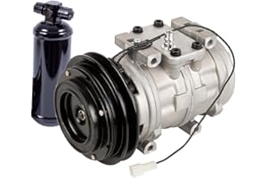 BUYAUTOPARTS! AC Compressor & A/C Drier For Toyota Pickup Truck 4Runner Van Celica Corolla Replaces 10P15C w/V-Belt Clutch - BuyAutoParts 60-88593R2 New