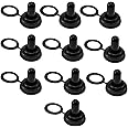 Autoec 10x 11mm 7/16" Rubber Toggle Switch Boot Weatherproof Cover
