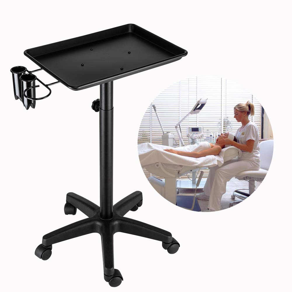 Amazon Com Mefeir Aluminum Instrument Tray On Wheels Mobile
